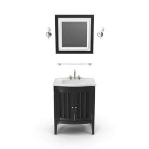 Wooden Bathroom Sink With Mirror