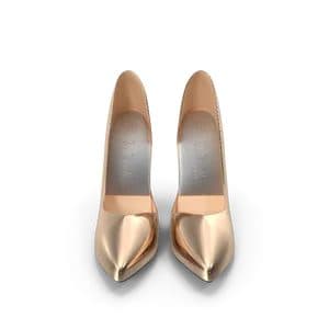 Golden Shoes Woman